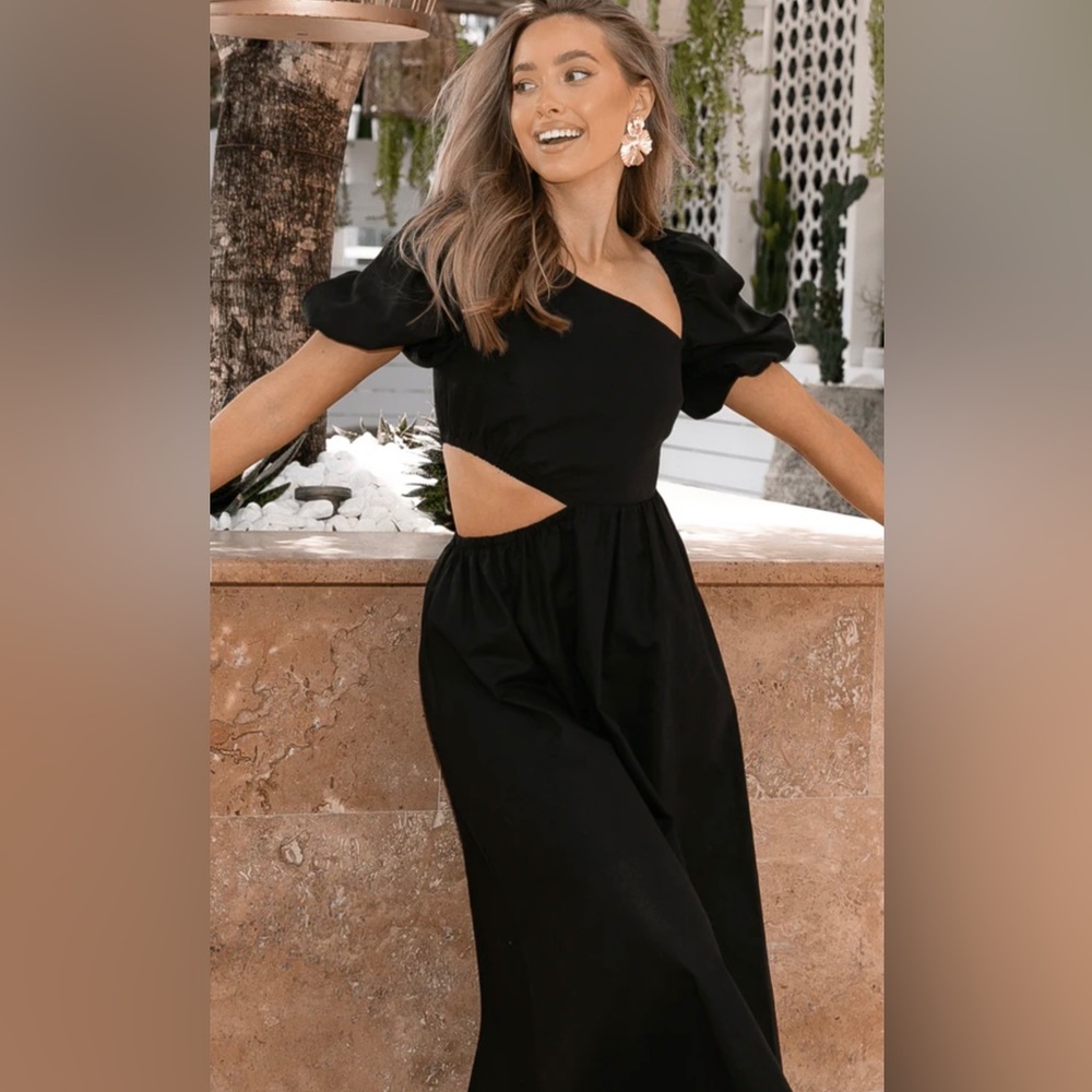 NWOT All About Mary Dress OCHEROUS MAXI DRESS Black Size US 10